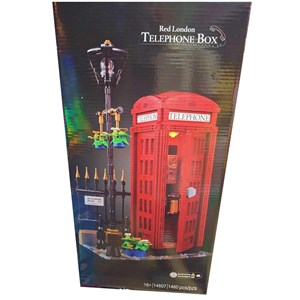 لگو کریتور تلفن قرمز لندن چراغدار 1460 قطعه مدل Red London Telephone Box 14607_اسباب بازی لگو