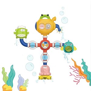 اسباب‌ بازی حمام آبشار هانگر طرح دریا مدل 8070 Huanger_اسباب بازی نوزادی