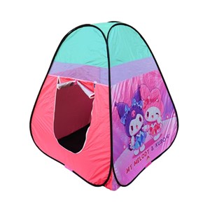 چادر بازی کودک 130 سانتی طرح کرو‌می و مای ملودی Kuromi & My Melody رنگ صورتی_اسباب بازی اتاق کودک