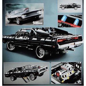 لگو تکنیک ماشین دوج 1077 قطعه مدل Technice Dodge Charger 6096_اسباب بازی لگو