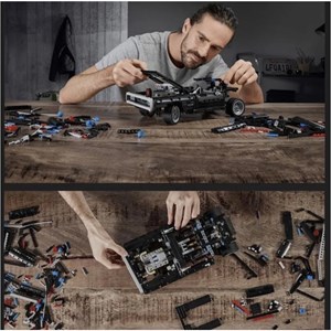 لگو تکنیک ماشین دوج 1077 قطعه مدل Technice Dodge Charger 6096_اسباب بازی لگو