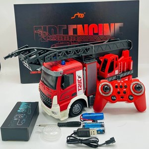 ماشین کنترلی شارژی آتش نشانی آب پاش مدل HJ8002_اسباب بازی ماشین کنترلی