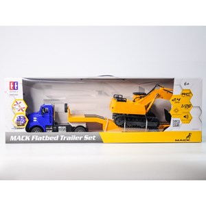 کامیون تریلی کنترلی با تریلر مقیاس 1:26 مدل Double Eagle MACK 665003_اسباب بازی ماشین کنترلی