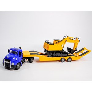 کامیون تریلی کنترلی با تریلر مقیاس 1:26 مدل Double Eagle MACK 665003_اسباب بازی ماشین کنترلی