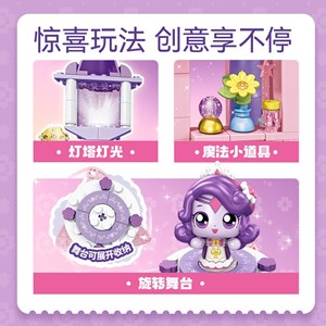 لگو دیزنی قلعه جادویی 572 قطعه مدل SEMBO 616232_اسباب بازی لگو