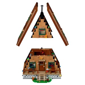 لگو کریتور کلبه چوبی 2082 قطعه مدل Frame Cabin 92886_اسباب بازی لگو