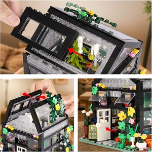 لگو کریتور گل فروشی آفتاب 551 قطعه مدل SUN FLOWER SHOP LX.A3801_اسباب بازی لگو