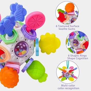 جغجغه دندانگیر  طرح فضایی 360 درجه مدل 4211_اسباب بازی نوزادی