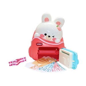 گاوصندوق اثر انگشتی رمز دار باتری خور طرح خرگوش مدل MINI BANK 33822_اسباب بازی مشاغل