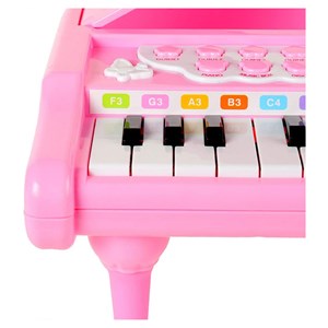 اسباب بازی پیانو آموزشی 24 کلید مدل 1505 صورتی_اسباب بازی موسیقی
