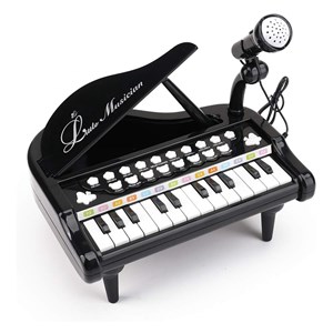 اسباب بازی پیانو آموزشی 24 کلید مدل 1505 مشکی_اسباب بازی موسیقی