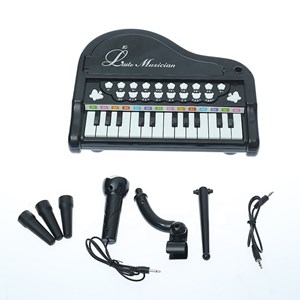 اسباب بازی پیانو آموزشی 24 کلید مدل 1505 مشکی_اسباب بازی موسیقی