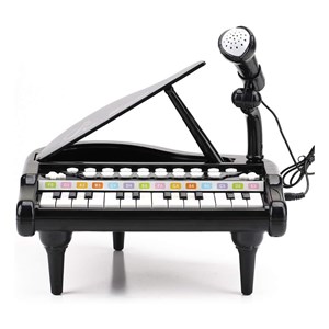 اسباب بازی پیانو آموزشی 24 کلید مدل 1505 مشکی_اسباب بازی موسیقی