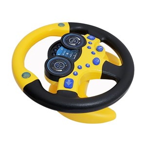 فرمان ماشین موزیکال مدل 1026 زرد_اسباب بازی نوزادی