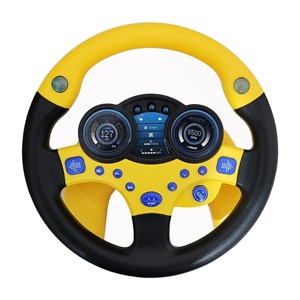 فرمان ماشین موزیکال مدل 1026 زرد_اسباب بازی نوزادی