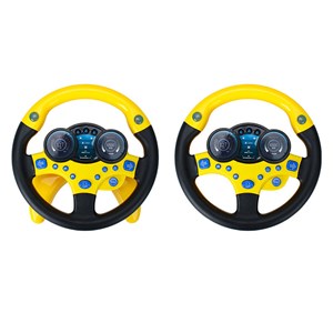 فرمان ماشین موزیکال مدل 1026 زرد_اسباب بازی نوزادی