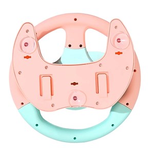 فرمان ماشین موزیکال مدل 1026 صورتی_اسباب بازی نوزادی