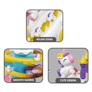 اسباب بازی پله و سرسره اسب تک شاخ موزیکال مدل 1026