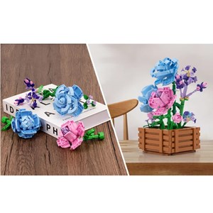 لگو گل رز و گلدان مدل 9109