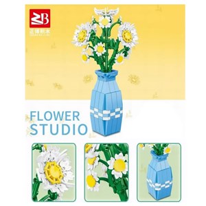 لگو گل مینا و گلدان مدل 9106