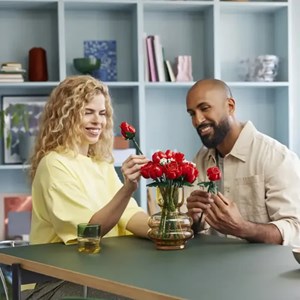 لگو دسته گل رز قرمز مدل 1328