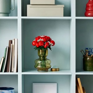 لگو دسته گل رز قرمز مدل 1328