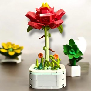 لگو گلدان گل پیونی مدل 19069