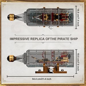 لگو کشتی داخل بطری مدل 10066