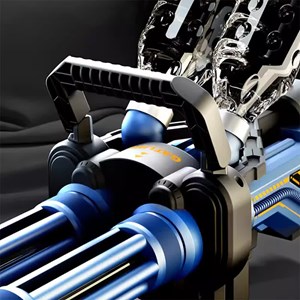 تفنگ تیر ژله ای دو لول مدل 004