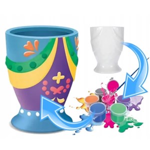 مجموعه گلدان های رنگ آمیزی مدل 868