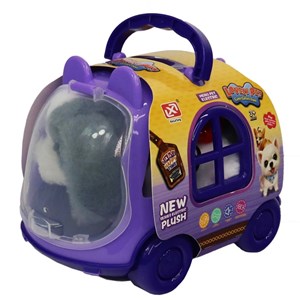 عروسک سگ کنترلی قهوه ای مدل 923