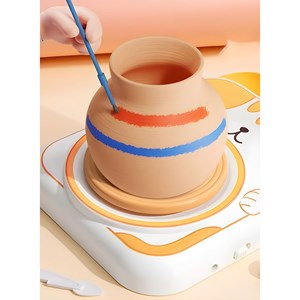 چرخ سفالگری برقی طرح گربه مدل 8813