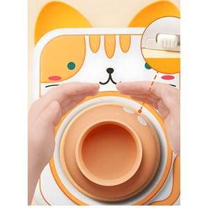 چرخ سفالگری برقی طرح گربه مدل 8813