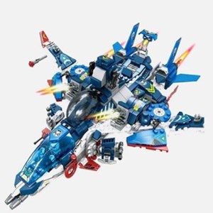 اسباب بازی لگو مارول جت اونجرز 667 تکه به همراه 5 اکشن فیگور مدل Avenger Superhero MG301_اسباب بازی لگو